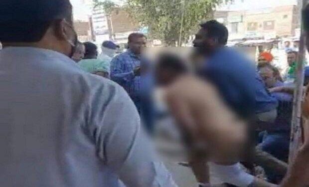مشتعل کسانوں نے بی جے پی ایم ایل اے کو برہنہ کرکے پٹیا