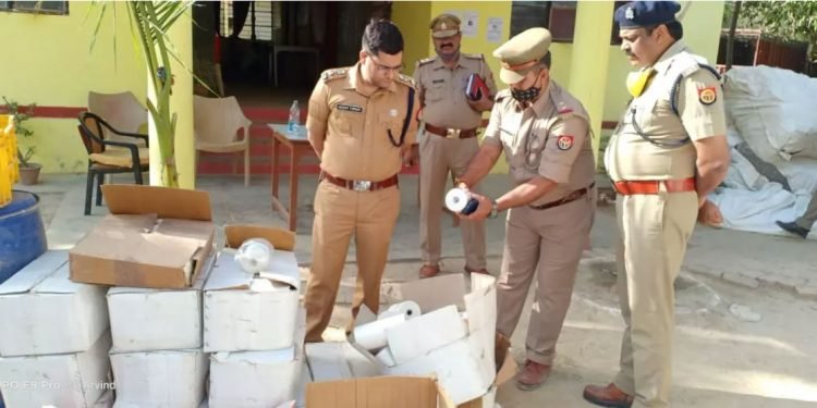 اترپردیش: گئوشالہ کی آڑ میں شراب فیکٹری ،7گرفتار