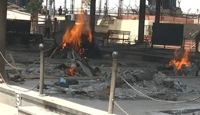 دہلی : قبرستان و شمشان میں حالات بے قابو