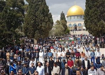 شعبان المعظم کے آخری جمعہ پر ہزاروں فلسطینیوں کی قبلہ اول آمد