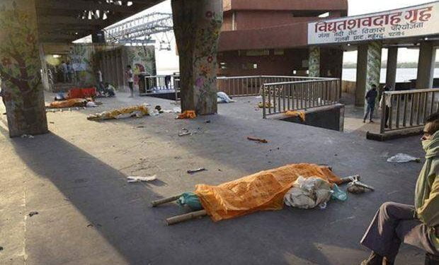 کورونا: بہار کے شمشان گھاٹوں پر لمبی ویٹنگ