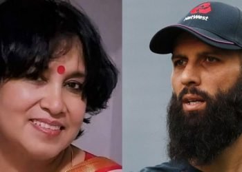 کرکٹر معین پر بدنام زمانہ تسلیمہ کا شرمناک ٹویٹ، لوگوں نے ایسے دیا جواب