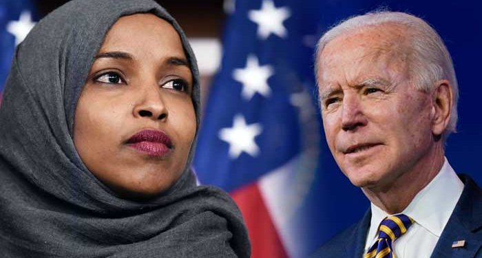 امریکی رکن کانگریس الہام عمر نےفلسطین پر جو بائیڈن کو آئینہ دکھایا