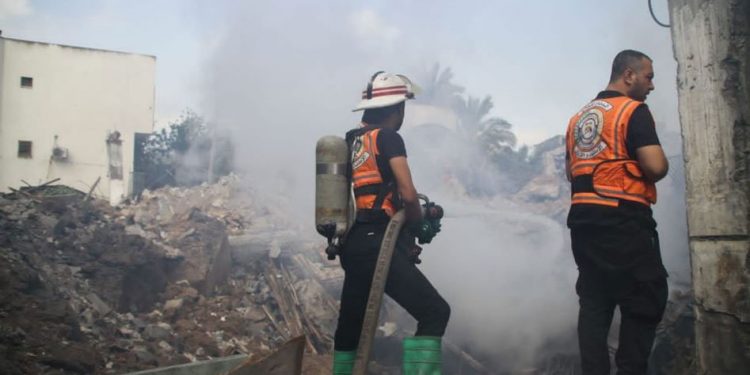 کارپیٹ بمباری سے غزہ لہولہان ،100 سے زائد شہید،500 زخمی