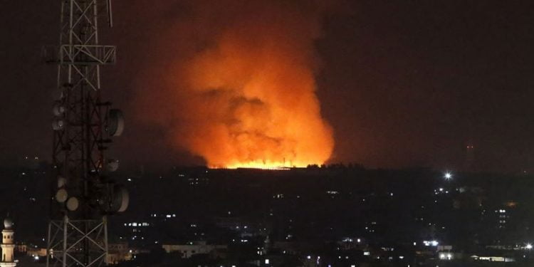 غزہ کی پٹی پر وحشیانہ اسرائیلی بمباری میں 9 بچوں سمیت 20 فلسطینی شہید