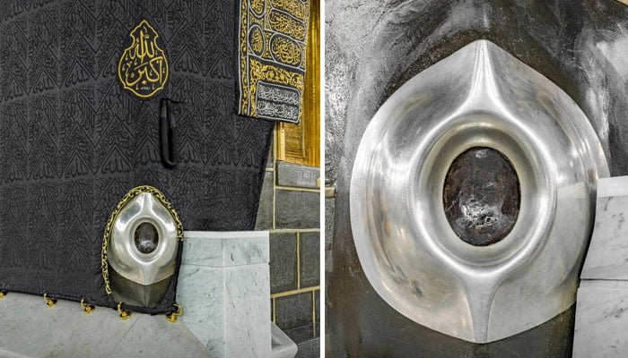 مقام ابراہیم اور حجر اسود کی واضح ترین تصویر پیش