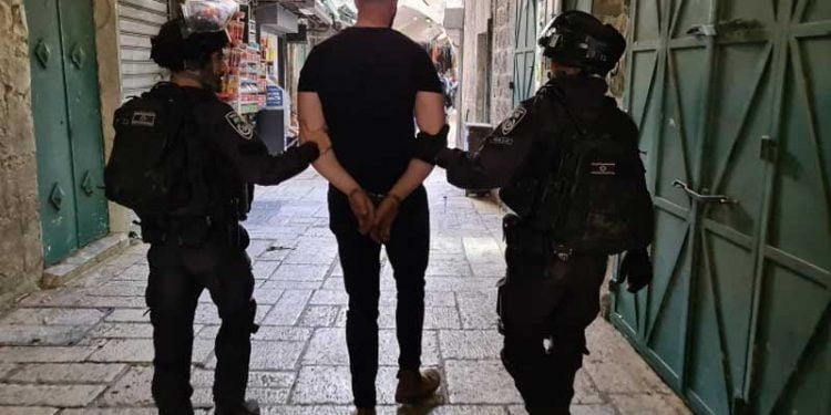 اسرائیلی پولیس کا کریک ڈاؤن، سیکڑوں فلسطینی گرفتار