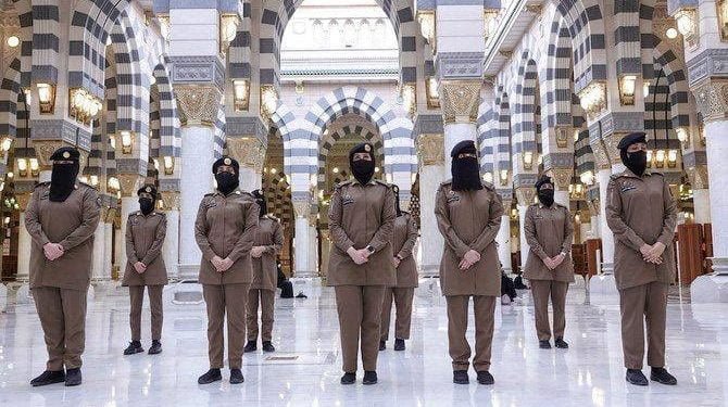 مسجد نبوی میں بھی خواتین سیکورٹی افسران تعینات