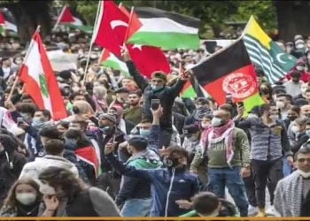 فلسطینیوں کے قتل عام پر احتجاج کا سلسلہ دنیا بھر میں پھیل گیا