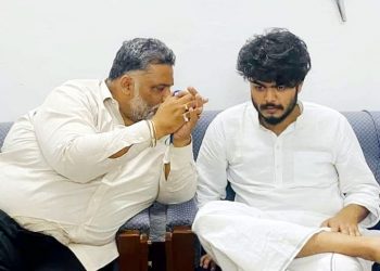 پپو یادو نے شہاب الدین کے بیٹے سے ملاقات کی