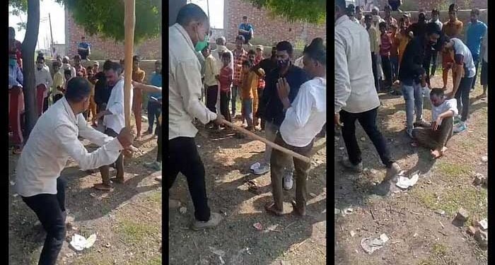 مرادآباد۔ مسلم گوشت بیوپاری کو ہندو غنڈوں نے بری طرح مارا