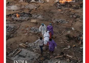 بھارت کا شمشان،کبھی مودی سرورق کی زینت بنے تھے