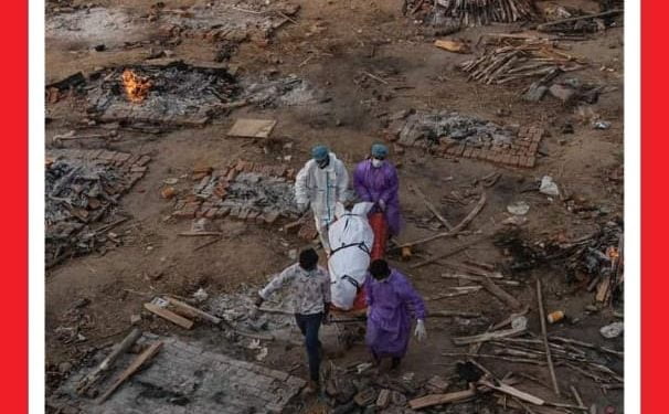 بھارت کا شمشان،کبھی مودی سرورق کی زینت بنے تھے