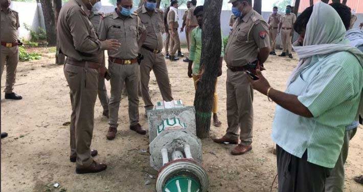 متھرا کی مسجد کے میناروں کو توڑ دیا ، پولیس نےمعاملہ سنبھالا
