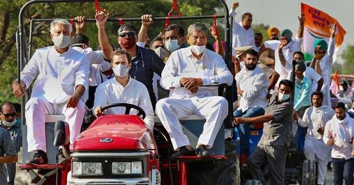 کسان تحریک:…..ٹریکٹر پارلیمنٹ میں چلے گا! راہل کا اعلان