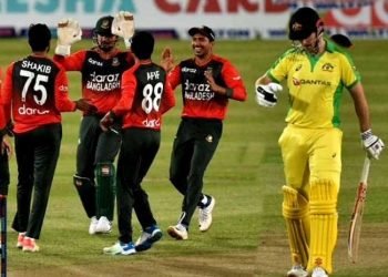 بنگلہ دیش نے ٹی ٹوئنٹی میں پہلی مرتبہ آسٹریلیا کو ہرادیا