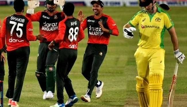 بنگلہ دیش نے ٹی ٹوئنٹی میں پہلی مرتبہ آسٹریلیا کو ہرادیا