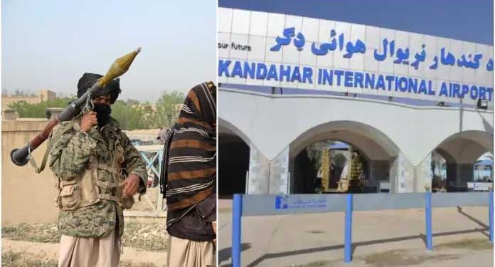 طالبان 3 بڑے شہروں میں داخل قندھار ایئرپورٹ پر راکٹوں سے حملہ