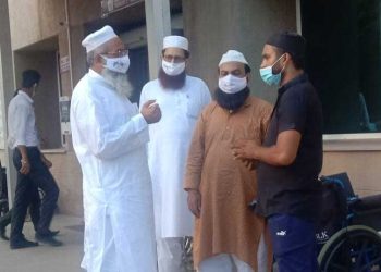 ‌نوشادملک کے اہل خانہ اور پولیس افسروں سے جمعیۃ کے وفد کی ملاقات