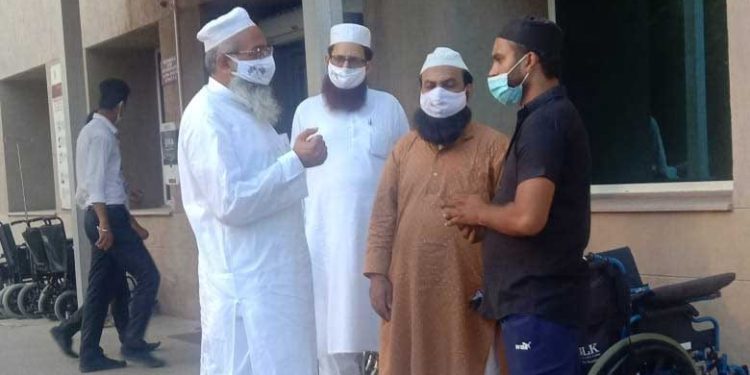 ‌نوشادملک کے اہل خانہ اور پولیس افسروں سے جمعیۃ کے وفد کی ملاقات