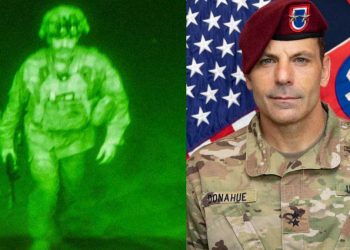 افغانستان چھوڑنے والے آخری امریکی فوجی کی تصویر منظرعام پر