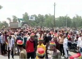 اعظم خاں کی رہائی کی مانگ کیلئے پرگتی شیل سماج وادی پارٹی کارکنوں کااحتجاج