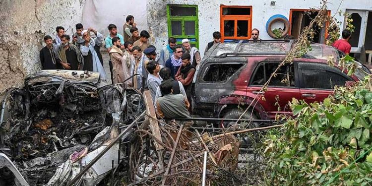 امریکی اخبارات نے افغانستان میں کئے گئے آخری ڈرون حملے پر اٹھائےسوال