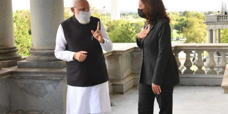 مودی سے ملاقات کے دوران کملا ہیرس نے جمہوریت پر خطرے پرتشویش کا اظہار کیا