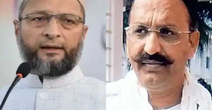 مایاوتی کو اویسی کا جواب، مختار انصاری ٹکٹ لیں اور جس سیٹ سے چاہیں لڑیں