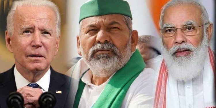 راکیش ٹکیت کاجوبائیڈن کو ٹیوٹ: ’ 11 مہینے میں 700 کسانوں کی موت‘، مانگی مدد