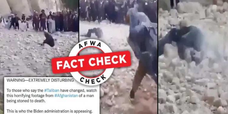 پروپیگنڈہ مشنری سرگرم ہے، طالبان نے پتھروں سے شخص کو مارا، حال کا بتاکر 3سال پرانا ویڈیو وائرل