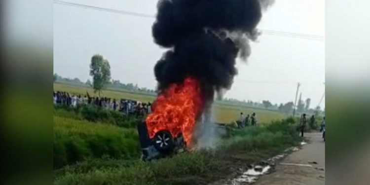 لکھیم پورکھیری میں بی جے پی لیڈر کے بیٹے نے کسانوں پر چڑھائی کار، بی کے یو کا دعویٰ ، تین کی موت