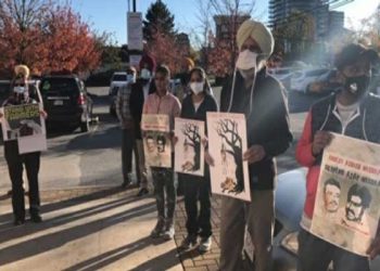 لکھیم پور کھیری تشدد کے خلاف کناڈا میں احتجاجی ریلی