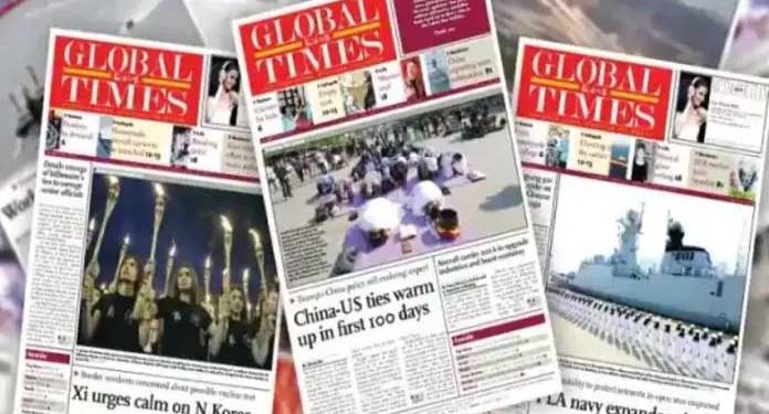 چین کے سرکاری اخبار گلوبل ٹائمز کی گیدڑبھبکی،کہاجنگ ہوئی تو ہندوستان ختم