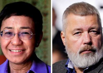 نوبل انعام یافتہ نے امن کا نوبل انعام تمام صحافیوں کے نام وقف کیا