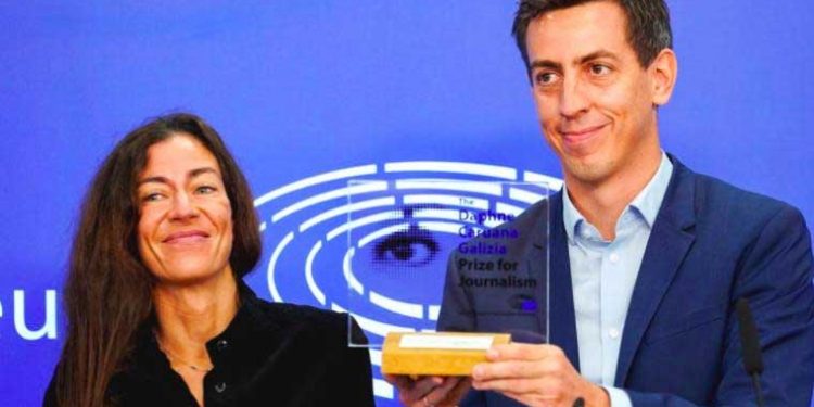 پیگاسس پروجیکٹ کو صحافت کے لیے یورپی پارلیمنٹ کا 2021 ڈیفنی کیروانا ایوارڈ ملا