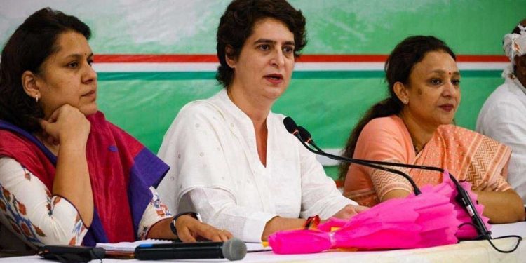 یوپی اسمبلی انتخابات :پرینکاگاندھی کا 40 فیصد خواتین کو ٹکٹ دینے کا اعلان
