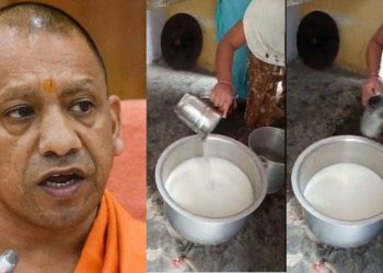 ڈھائی لیٹر دودھ میں ایک بالٹی پانی،یہ ہے یو پی میں مڈ ڈے میل کا حال