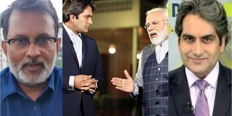 ’سدھیر چودھری ٹاپ کلاس چاپلوسی کے ساتھ بلیک میلنگ کا استاد‘،اجیت انجم نے ٹوئٹر پر کھولا محاذ