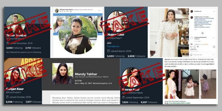 کسانوں اور سکھو ں کو بدنام کرنے والے جعلی اکاؤنٹس کے نیٹ ورک کا پردہ فاش