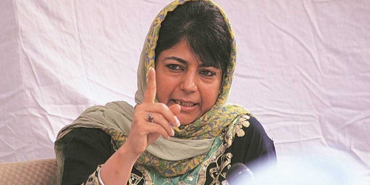 کشمیریوں کی نسل کشی کے حامی بی جے پی لیڈر کے خلاف کارروائی کیوں نہیں،محبوبہ مفتی کا سوال