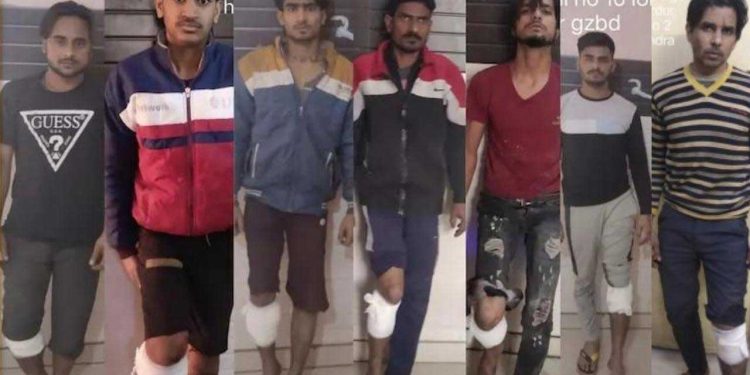 گائے اسمگلنگ کے ملزموں کے ساتھ انکاؤنٹر کے بعد یوپی پولس سوالوں کے گھیرے میں، فلمی اسٹائل  میں نظر آئے زخمی