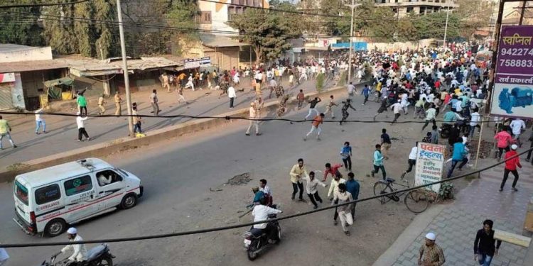 تریپورہ تشدد کے خلاف ناندیڑ میں پرتشدد احتجاج