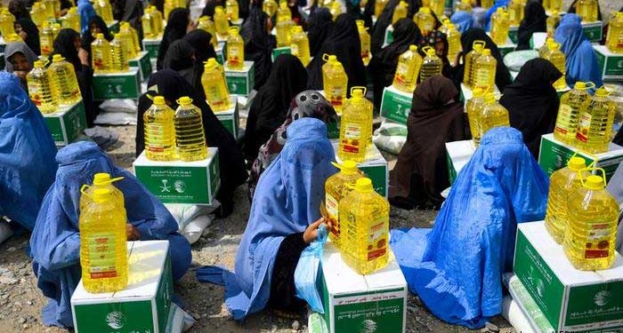 سعودی عرب نے افغانستان کے لیے انسانی امداد کا سامان بھیج دیا