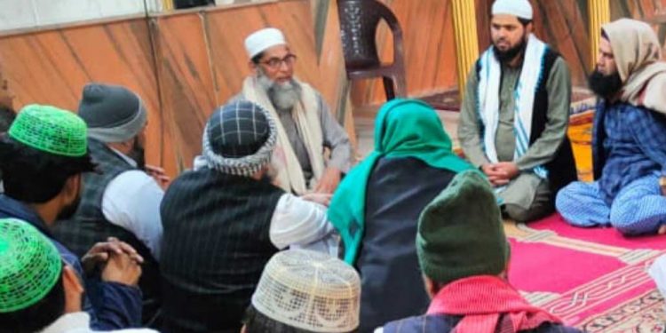 جمعیۃ علماء حلقہ فریدآباد کی بھارت اسکاٹ یوتھ کلب کا پروگرام کرانے کے لیے میٹنگ