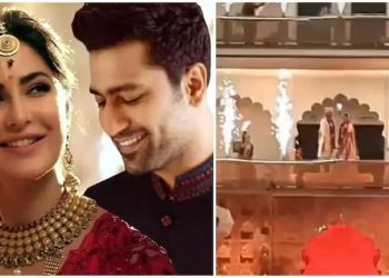 کٹرینہ کیف -وکی کوشل شادی کے بندھن میں بندھے ،سامنے آئی پہلی تصویر