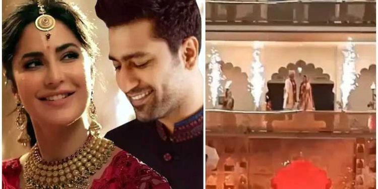 کٹرینہ کیف -وکی کوشل شادی کے بندھن میں بندھے ،سامنے آئی پہلی تصویر