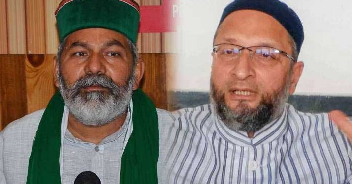 ٹکیت کا اویسی پر نشانہ،کہا رات میں بی جے پی سے ٹیوشن لیتے ہیں