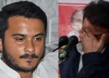 اشکبار آنکھوں سے عبداللہ اعظم نے کہا: ’میرے والد کو آپ کے فیصلے کا انتظار‘