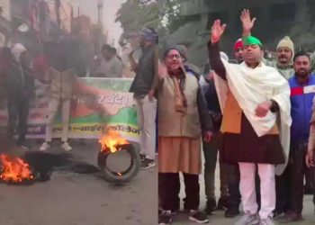 پٹنہ سے بکسر تک ہائی وے جام، ٹائر جلاکر احتجاج ، سڑکوں پر زور آزمائی